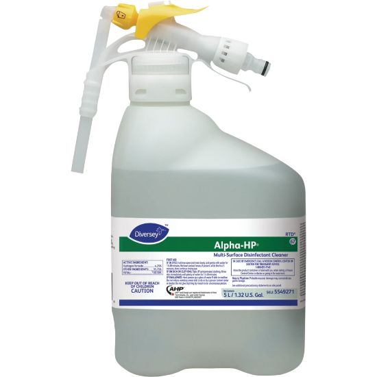 Picture of Diversey Alpha-HP Concentrated Multi-Surface Cleaner, Citrus, 5,000 mL