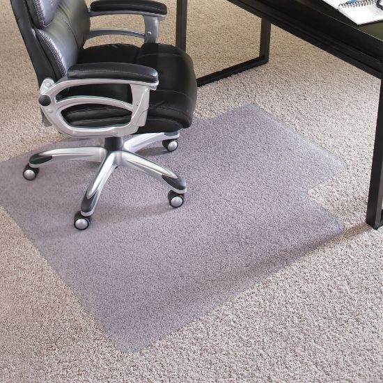 Picture of ES Robbins Crystal Edge Chairmat, Rectangle, 36in x 48in, Clear