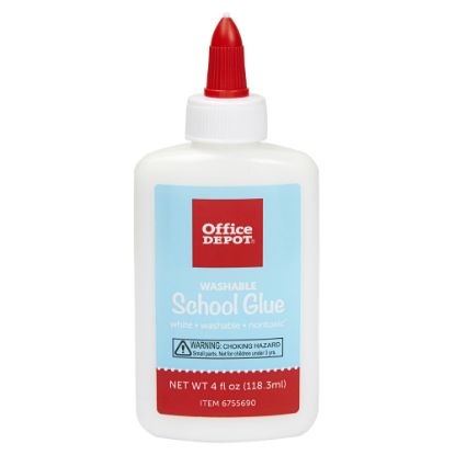 Picture of Office Depot Brand School Glue, 4 Oz, White