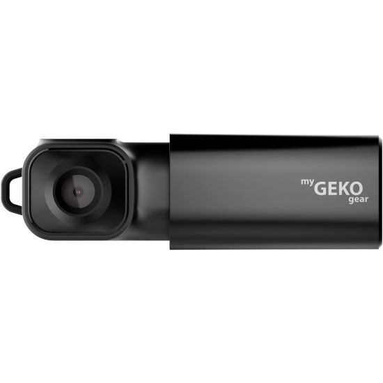 Picture of myGEKOgear by Adesso Moto Snap 1080p Motorcycle Camera with APP for Instant Video Access, Tilt Sensor for Incident Video Recording, SONY Starvis Sensor, 8.5 Hours Rechargable Battery, 32GB Storage - Dashboard - Wireless - 1920 x 1080 Video - Black