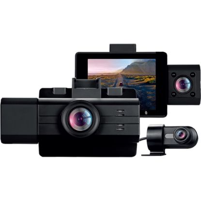 Picture of myGEKOgear by Adesso Scout Pro 2K 3-Channel Dash Cam, Black