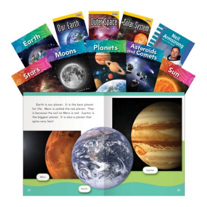 Picture of Teacher Created Materials Space Exploration Book Set, Grades 1 - 2, Set Of 10 Books