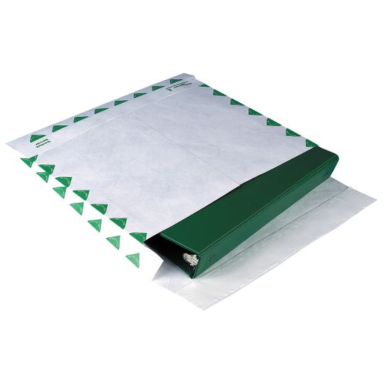 Picture of Quality Park Tyvek Expansion Envelopes, First Class, 10in x 13in x 2in, 14 Lb, First Class, White, Carton Of 100