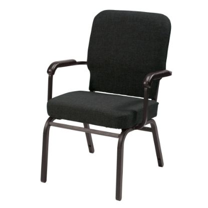 Picture of KFI Studios Big And Tall Stacking Chair, Black