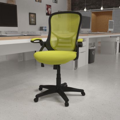 Picture of Flash Furniture Ergonomic Mesh High-Back Office Chair, Green