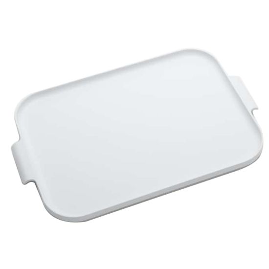 Picture of American Metalcraft Melamine Platters, 12-1/2in x 19-3/8in, White, Pack Of 8 Platters