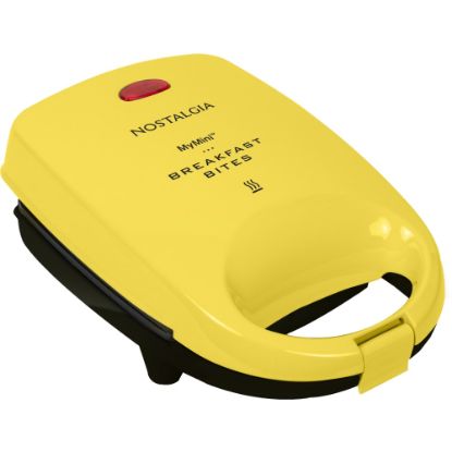 Picture of Nostalgia Electrics MBKFST4YLW MyMini Breakfast Maker, 9-7/16in x 4-3/16in