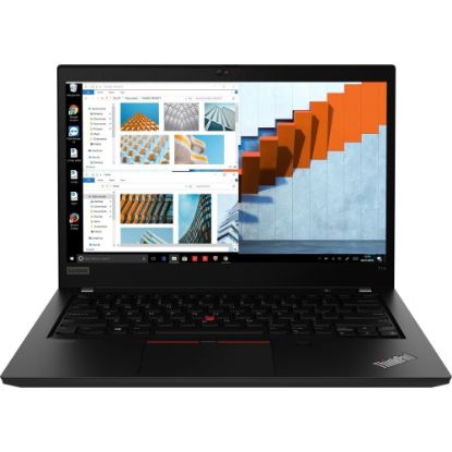 Picture of Lenovo ThinkPad T14 Gen 1 20UD003MUS 14in Notebook - Full HD - 1920 x 1080 - AMD Ryzen 5 PRO 4650U Hexa-core (6 Core) 2.10 GHz - 8 GB RAM - 256 GB SSD - Glossy Black - Windows 10 Pro - AMD Radeon Graphics