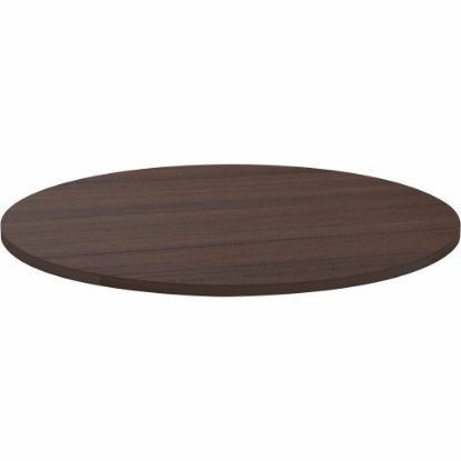 Picture of Lorell Laminate Round Conference Tabletop, 42in, Espresso