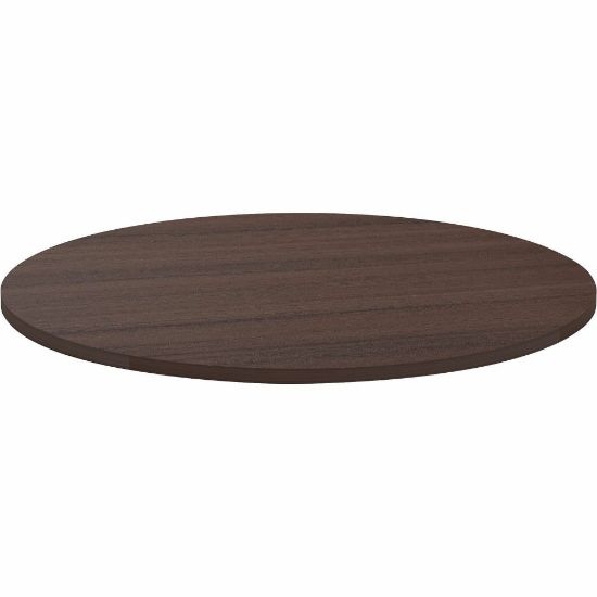 Picture of Lorell Laminate Round Conference Tabletop, 42in, Espresso