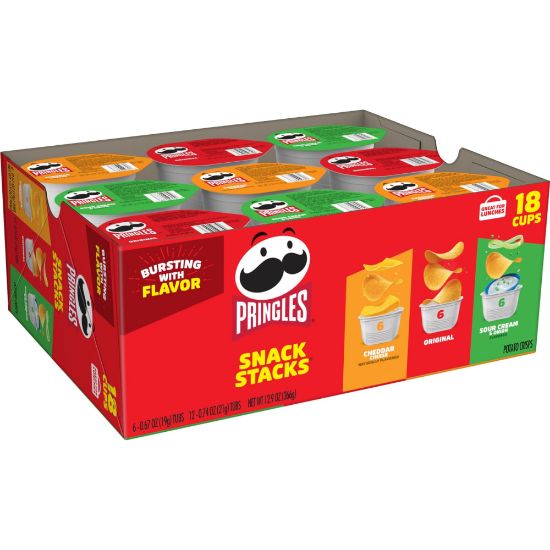 Picture of Pringles Variety Pack, Box Of 18 Tubs