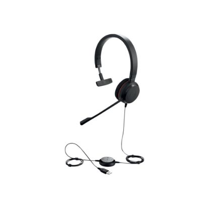 Picture of Jabra Evolve 20 MS Mono Over-Ear Headset, Special Edition, Black, GSA4993-823-309