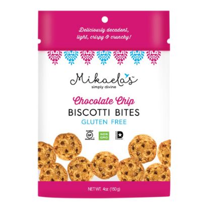 Picture of Mikaelas Simply Divine Biscotti Cookies, Chocolate Chip, Box Of 96 Cookies