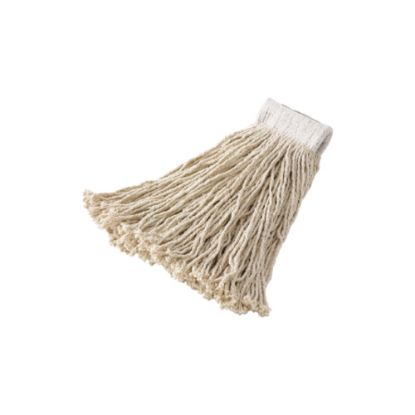 Picture of Rubbermaid Rayon Cut-End Mop Heads, 16 Oz, White, Pack Of 12