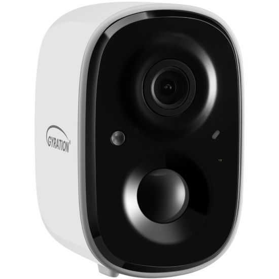 Picture of Gyration Cyberview Cyberview 2010 2 Megapixel Indoor/Outdoor Full HD Network Camera - Color - White - 22.97 ft Infrared/Color Night Vision - H.264, H.265 - 1920 x 1080 - 3.30 mm Fixed Lens - 15 fps - CMOS - Alexa, Google Home Supported - IP65