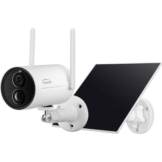 Picture of Gyration Cyberview 3010 3 Megapixel Indoor/Outdoor Smart WiFi Bullet Camera With Solar Panel