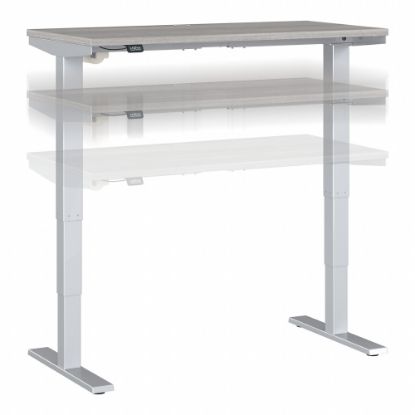 Picture of Bush Business Furniture Move 40 Series Electric 48inW Height-Adjustable Standing Desk, Platinum Gray/Cool Gray Metallic, Standard Delivery