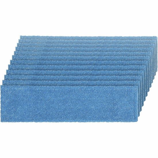 Picture of Rubbermaid Commercial Adaptable Flat-Mop Microfiber Pad, 19-1/2in x 5-1/2in, Blue