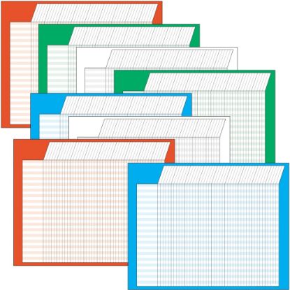 Picture of Trend Horizontal Incentive Charts, Assorted Colors, Pack Of 8