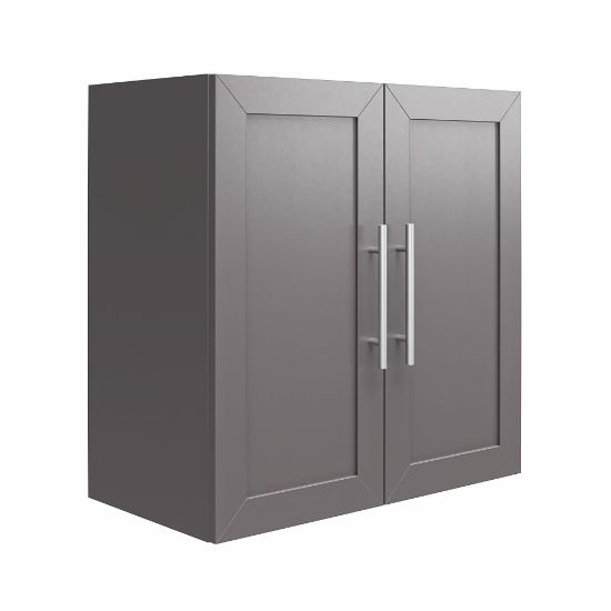 Picture of Ameriwood Home Systembuild Evolution Camberly Framed 24inW Wall Cabinet, Graphite Gray