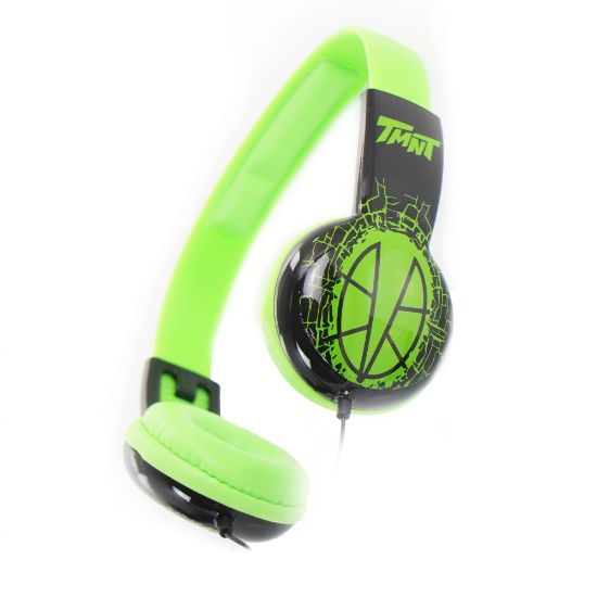 Picture of Sakar Rise Of The Teenage Mutant Ninja Turtles Kid-Safe Headphones, Green