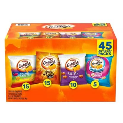 Picture of Pepperidge Farm Goldfish Sweet & Savory Variety Pack, Pack Of 45 Pouches