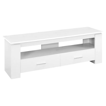 Picture of Monarch Specialties Liam TV Stand, 16-1/4inH x 47-1/4inW x 15-1/2inD, White