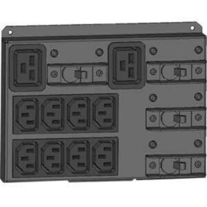 Picture of Liebert PD2-201 integrated output distribution (2) IEC320-C19; (8) IEC320-C13 outputs - PD2-201 integrated output distribution (2) IEC320-C19; (8) IEC320-C13 outputs