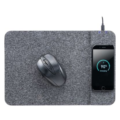 Picture of Allsop Wireless Charging Mouse Pad, 13.25inH x 9inW x 0.25inD, Black, 32192