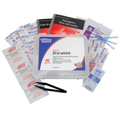 Picture of Office Depot Brand 40-Piece Travel First Aid Kit