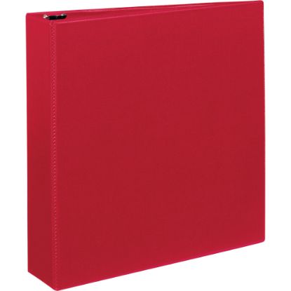 Picture of Avery Durable 3-Ring Binder With EZ-Turn Rings, 2in Ring 45% Recycled, Red