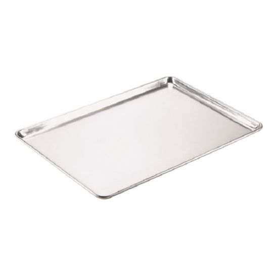 Picture of Hoffman Browne Aluminum Sheet Pans, 10in x 6in x 1in, Silver, Case Of 72 Pans