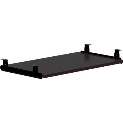 Picture of Lorell Essential Series Keyboard Tray, 13/16inH x 26inW x 15-3/4inD, Espresso