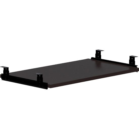 Picture of Lorell Essential Series Keyboard Tray, 13/16inH x 26inW x 15-3/4inD, Espresso