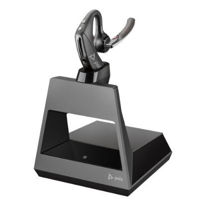 Picture of Plantronics Voyager 5200 Office 1-Way Base Headset, Black