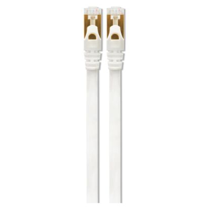 Picture of VolkanoX Giga Series Cat 7 High-Speed Gigabit Ethernet Cable, 33ft, White, VK-20066-WT