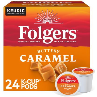 Picture of Folgers Keurig Single Serve K-Cup Pods, Buttery Caramel, 24ct