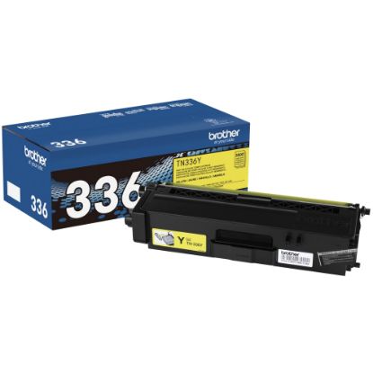 Picture of Brother TN-336 Yellow High Yield Toner Cartridge, TN-336Y