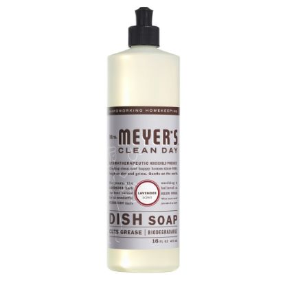 Picture of Mrs. Meyers Clean Day Dishwashing Soap, Lavender Scent, 16 Oz Bottle, Case Of 6