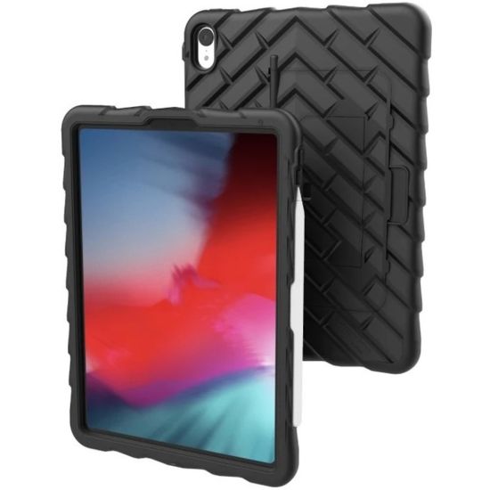 Picture of Gumdrop Hideaway for iPad Pro 11-inch - For Apple iPad Pro Tablet - Black - Shock Absorbing, Scratch Resistant, Impact Resistant, Ding Resistant - Silicone, Polycarbonate