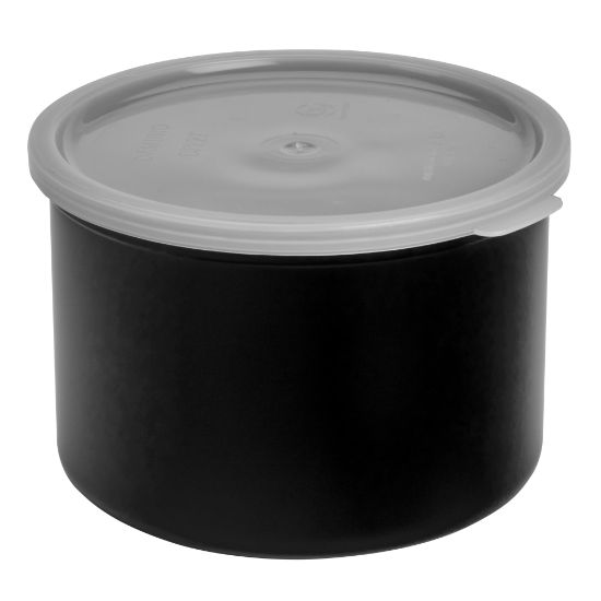 Picture of Cambro Deli Crocks, 1.5 Qt, Black, Pack Of 6 Crocks