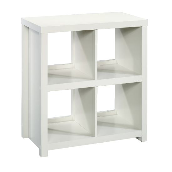 Picture of Sauder HomePlus 33inH Cube Storage Bookcase, 4 Shelves, White