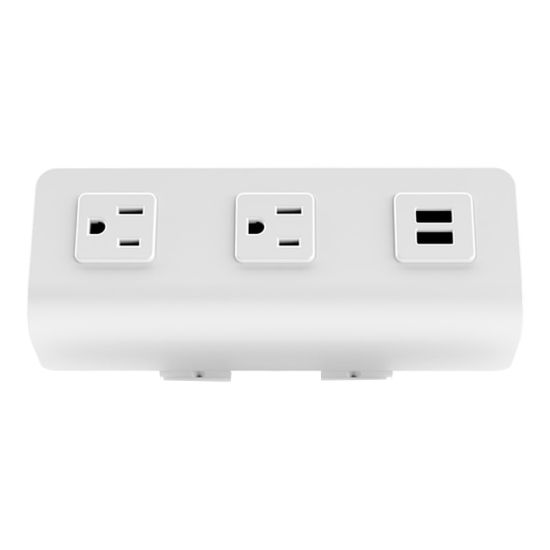 Picture of Hoffman Flex Charge Power Outlet, 8', White/Gray