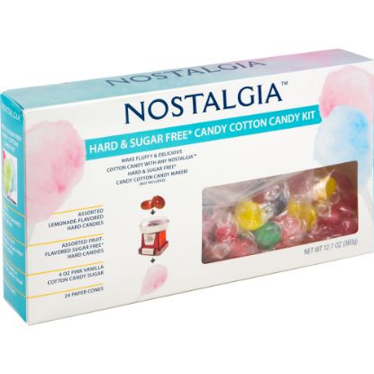 Picture of Nostalgia Electrics Hard & Sugar-Free Candy Cotton Candy Party Kit