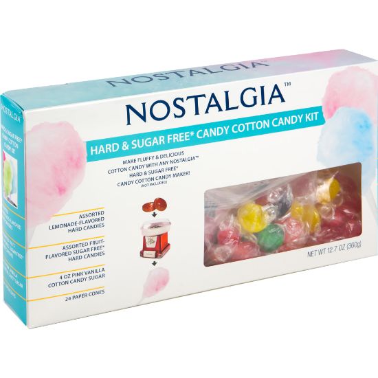 Picture of Nostalgia Electrics Hard & Sugar-Free Candy Cotton Candy Party Kit