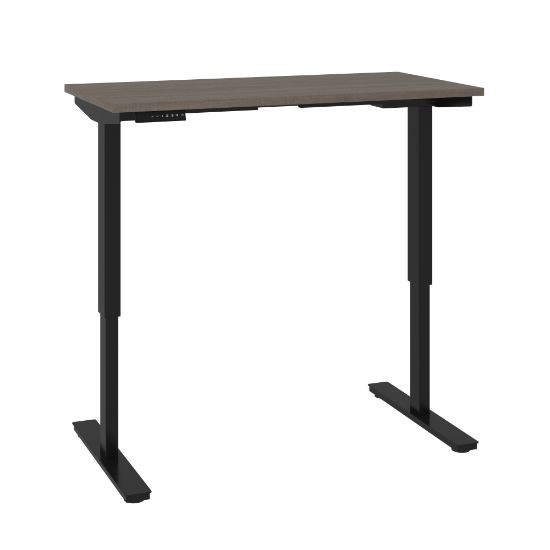 Picture of Bestar Universel Electric 48W Standing Desk, Bark Gray