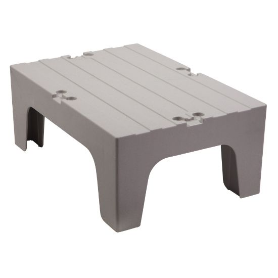 Picture of Cambro Solid Dunnage Rack, 12inH x 21inW x 30inD, Speckled Gray