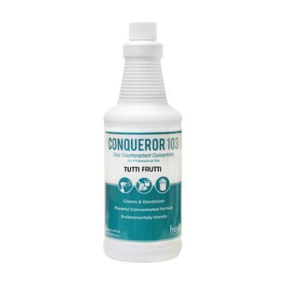 Picture of Fresh Products Bio Conqueror 105 Liquid Concentrate, 1 Qt, Tutti Frutti Fragrance, Pack Of 12 Bottles