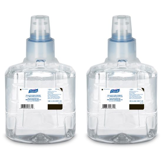 Picture of Purell LTX Advanced Foaming Instant Hand Sanitizer Refills, 1,200 mL, Case Of 2 Refills