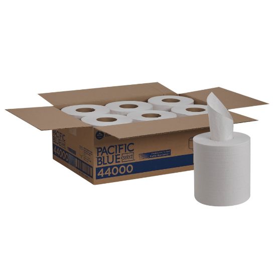 Picture of Pacific Blue Select by GP PRO 2-Ply Center-Pull Paper Towels, 520 Sheets Per Roll, Pack Of 6 Rolls